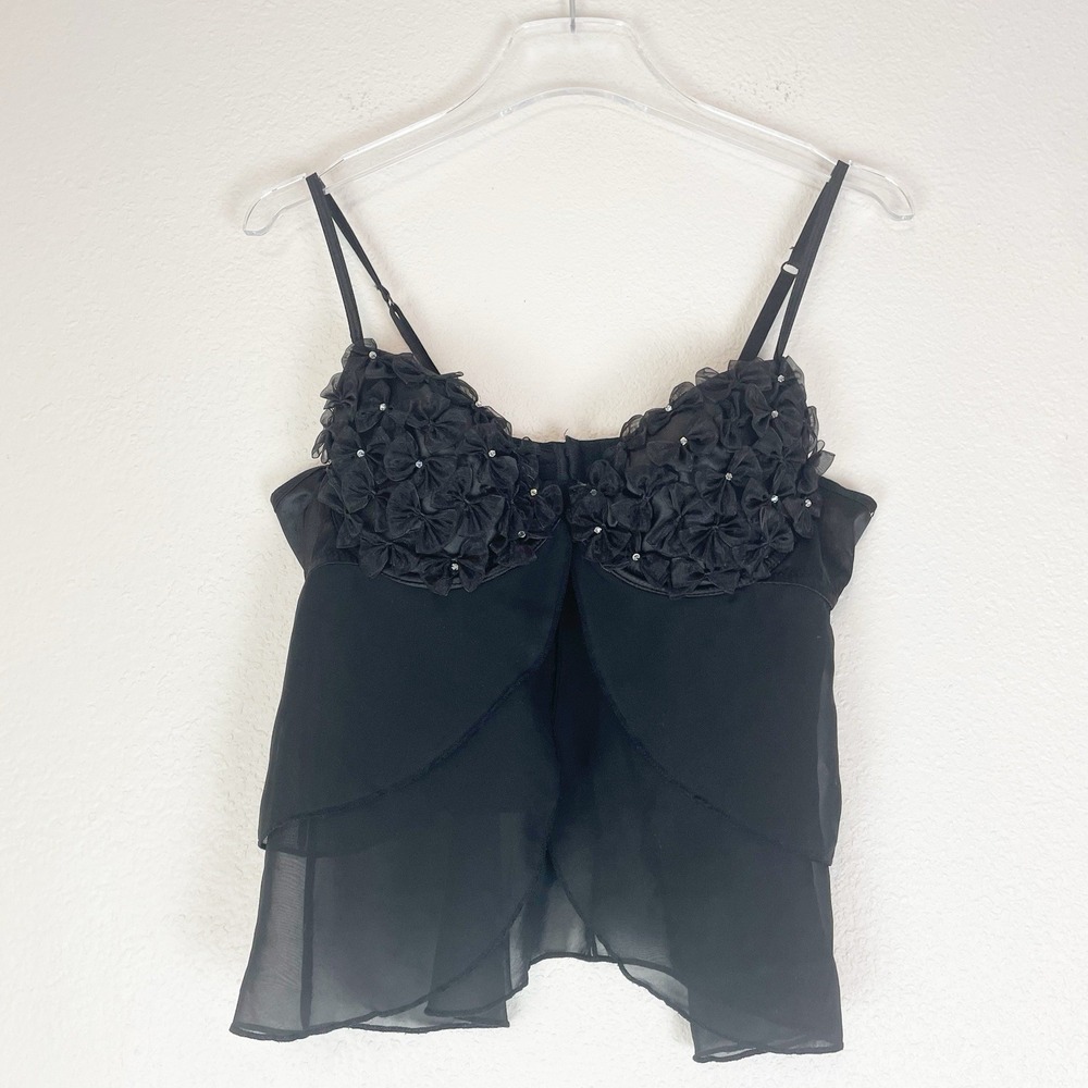 Delicates Babydoll Cami Large Balletcore Fairy Dark Gloomy Coquette Goth Y2K L‎